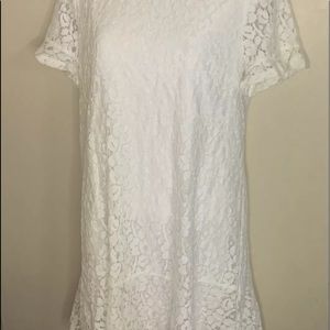 Altar’d State Lace Dress Sleeveless Ivory Women's Size Small Cute Little Dress